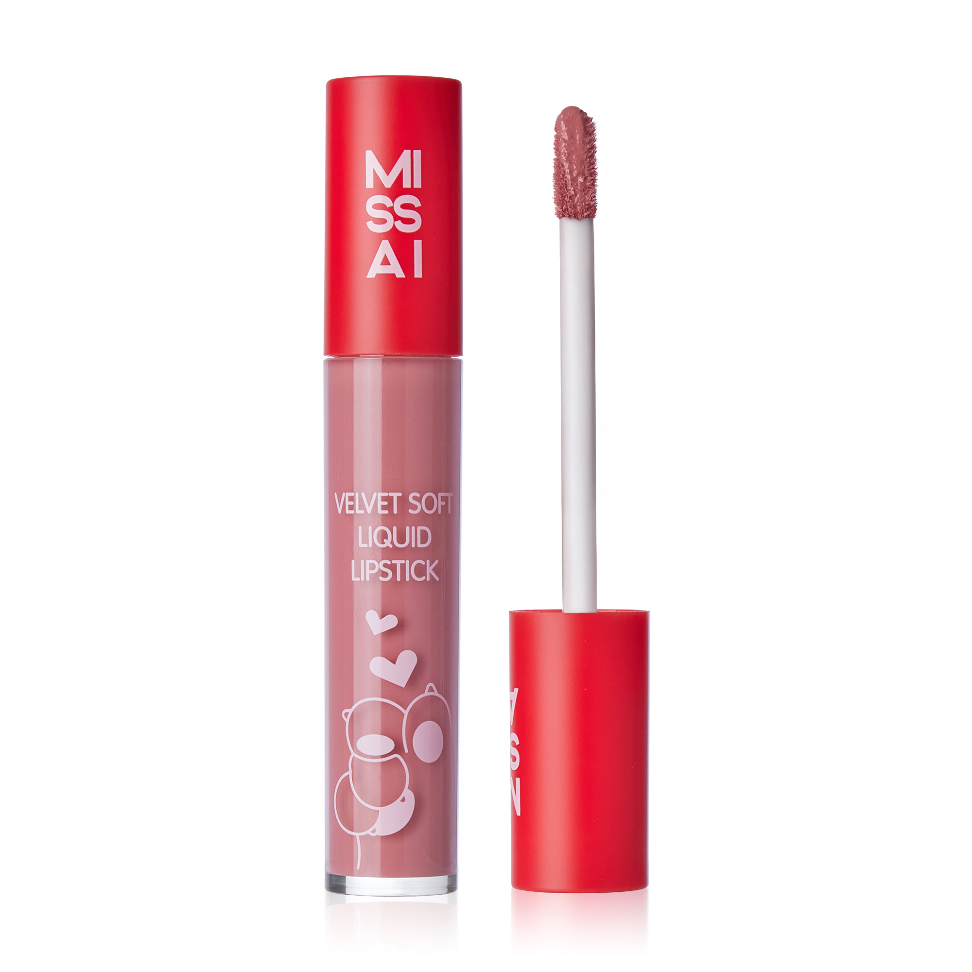 Рідка помада для губ Missai Velvet Soft Liquid Lipstick тон 01, 5 г